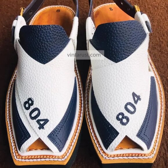 Handmade Kaptaan Chappal, Special 804 Kaptaan Chappal, Imran Khan Qaidi 804 - Picture 2 of 7